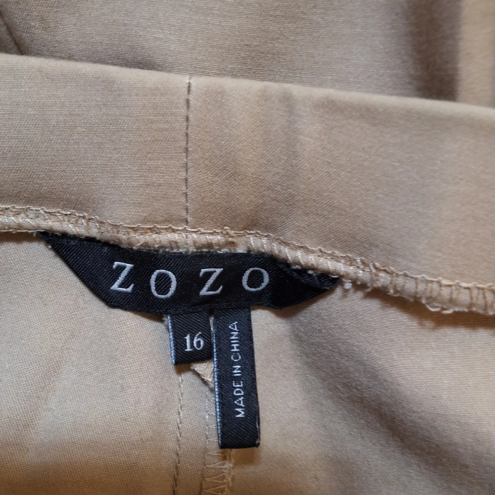 ZOZO POLISHED STRECH PANT W/SIDE ZIP